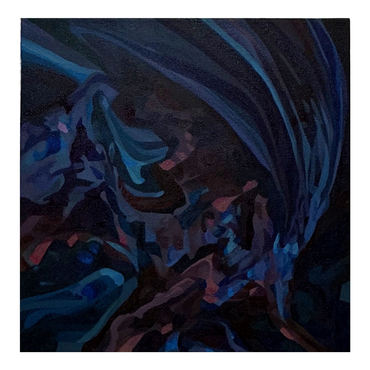 Night Swimming Acrylic Painting