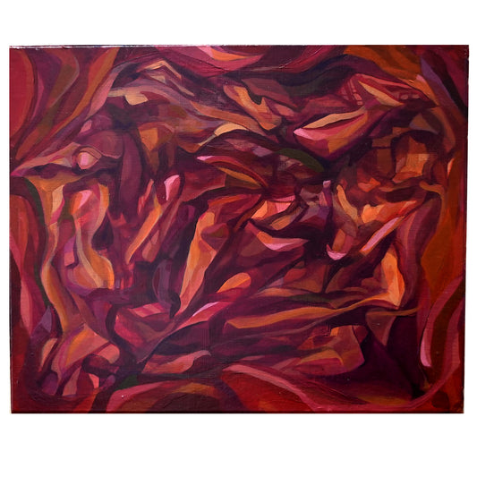 Flash Flood Acrylic Painting