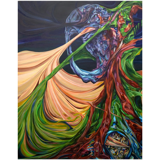 Cycles Acrylic Painting