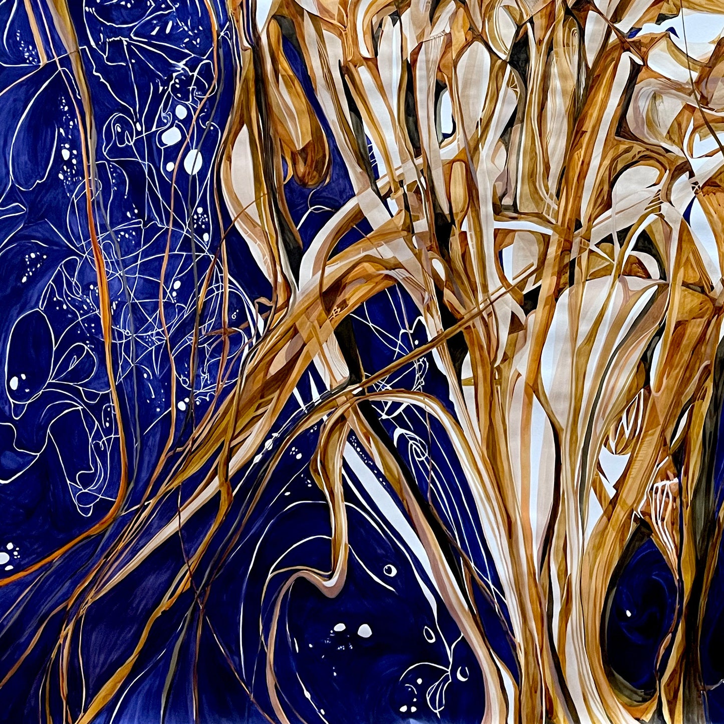 Intuitive Route Ink Painting