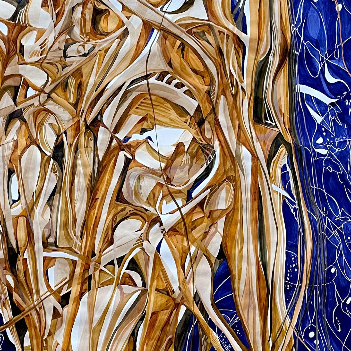 Intuitive Route Ink Painting