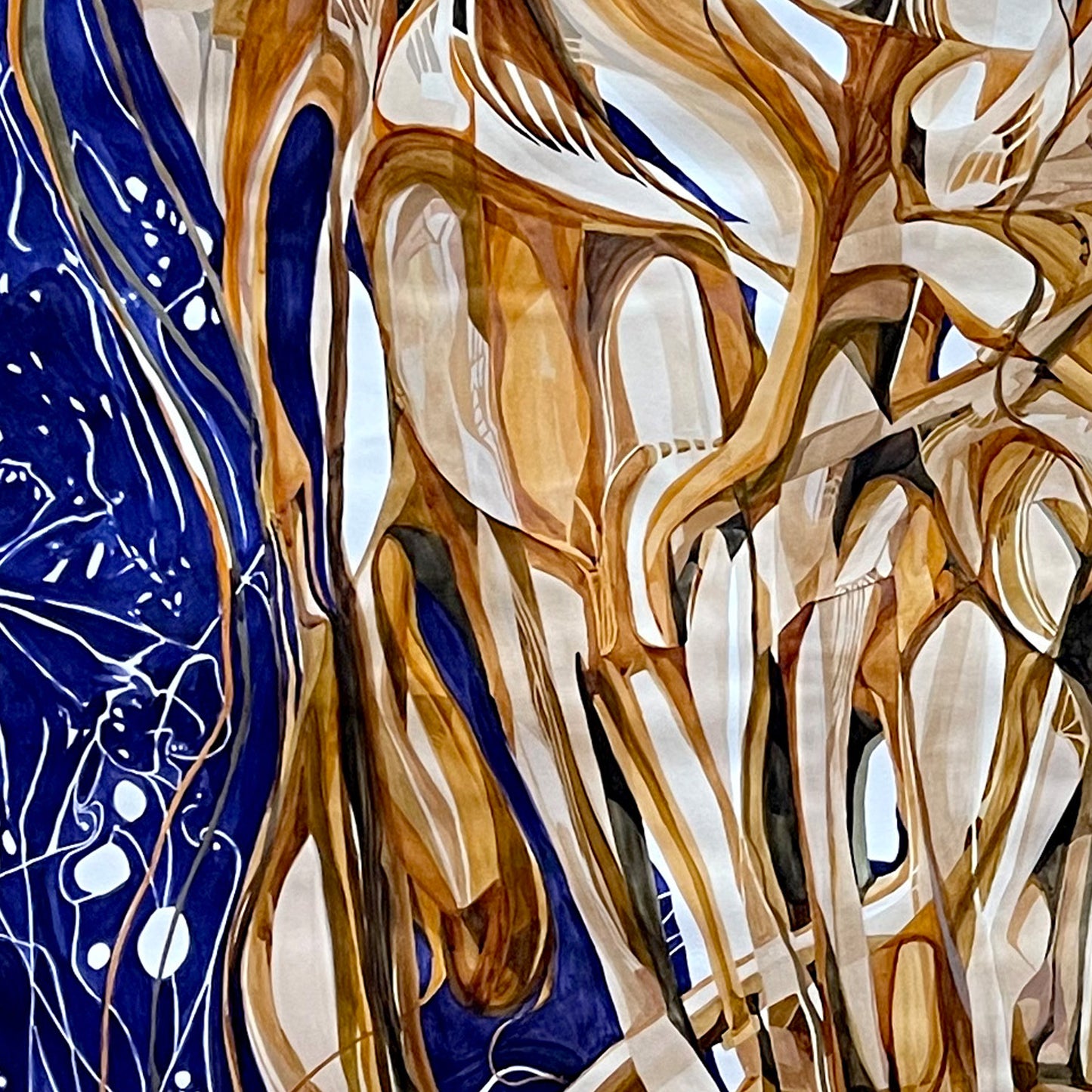 Intuitive Route Ink Painting