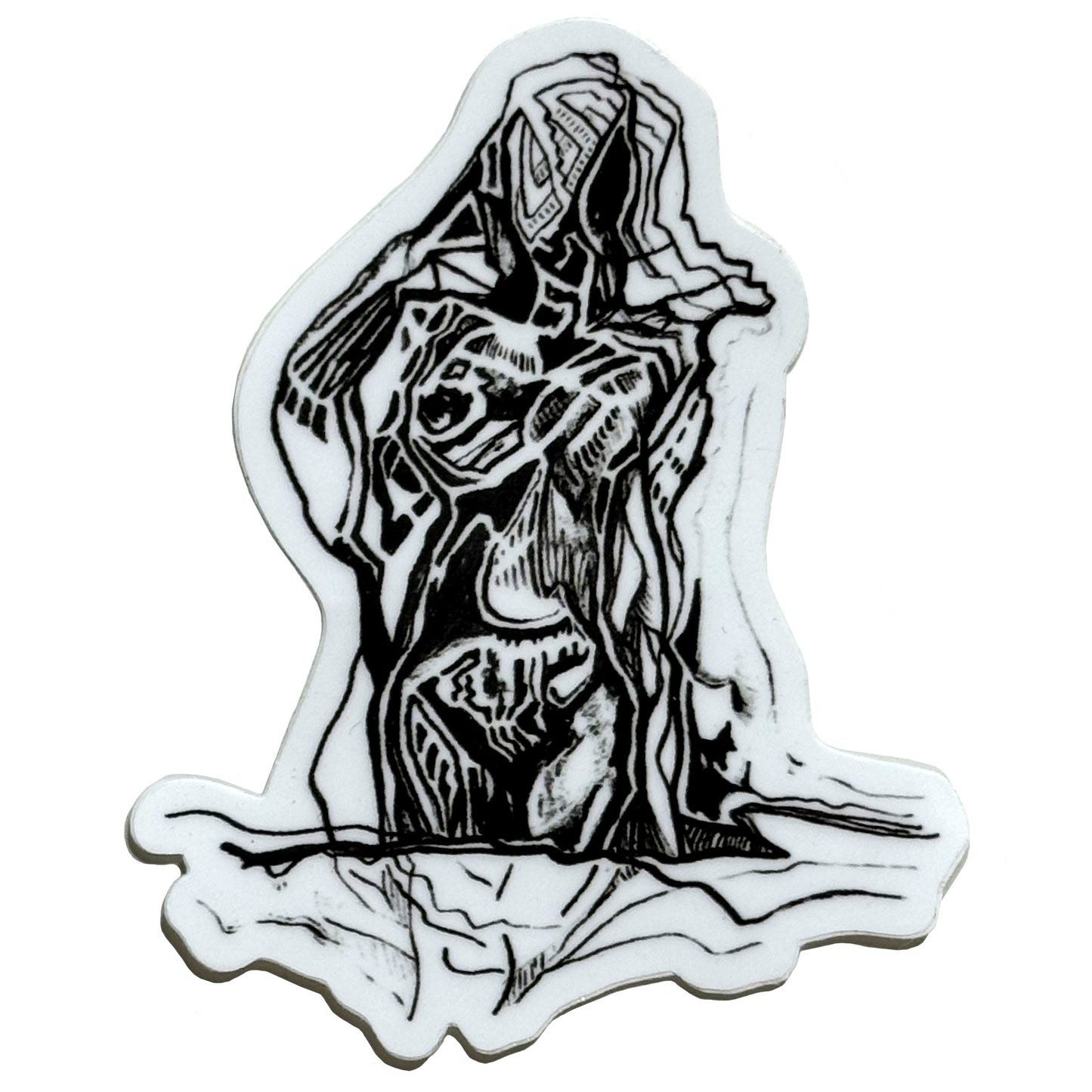 Water Wader Vinyl Sticker